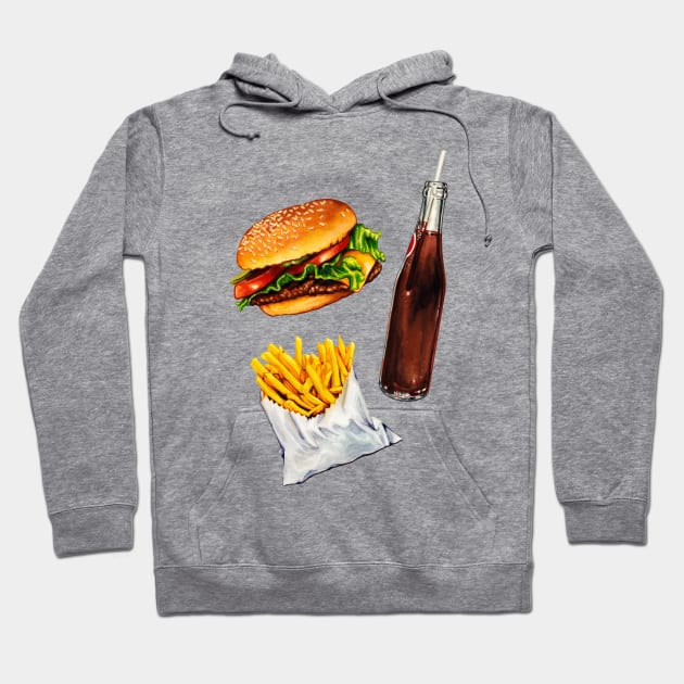 Combo Meal Hoodie by KellyGilleran